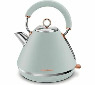£29.99 • Buy Morphy Richards Accents Pyramid Kettle 1.5 Litre Grey & Rose Gold 102040 GRADED