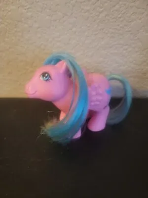 My Little Pony G1 Vintage Moon Rainbow Baby Pony Pegasus Baby Brightbow 1984 • $17.99