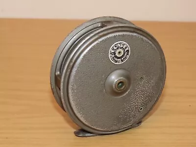 BP345: Vintage J W Young & Sons Condex Center Pin Fly  Reel. Dia  3 1/2 Inch • £10