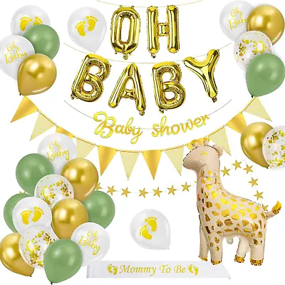 Baby Shower Decorations Neutral Sage Green Baby Shower Decor Boy And Girl Vari • $26.77