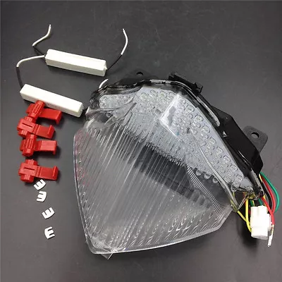 New LED Motorcycle Tail Light For Yamaha YZF-R1 2004 2005 2006 Clear • $34.91