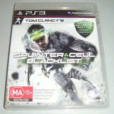 Sony PlayStation 3 PS3 Game - Tom Clancy's Splinter Cell: Blacklist • $9.99