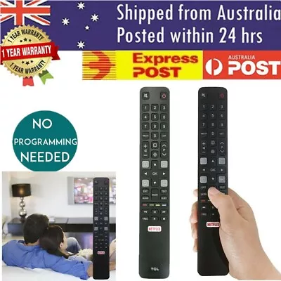 NEW TCL Remote RC802N ARC802N YUI1 For TCL TV 65C2US 75C2US 43P20US NETFLIX • $8.99