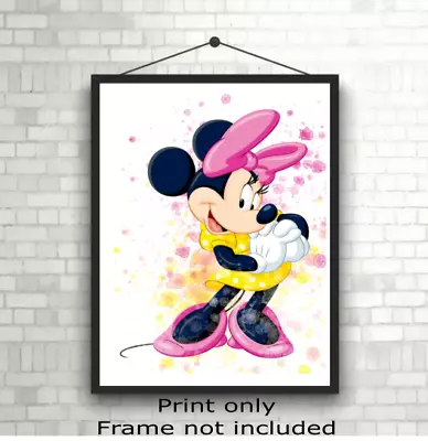 Disney Minnie Mouse Children's Room Wall Art Poster Print Picture Gift A5 A4 A3 • £3