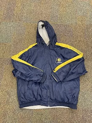 Vintage 90s Puma NBA Indiana Pacers Mens XL Basketball Reversible Puffer Jacket • $34.99