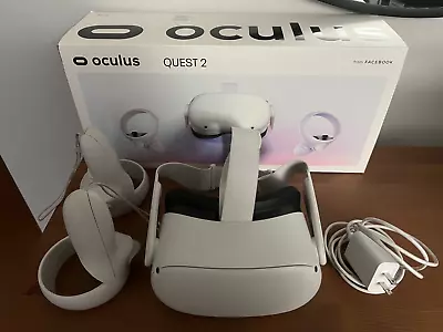 Meta Oculus Quest 2 128GB Standalone VR Headset - White • $99