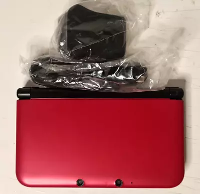 Nintendo 3ds Xl Video Game Console Red & Charger New Screens Excellent Condition • $279.95