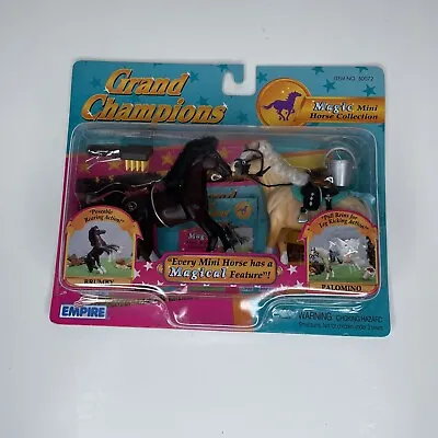 Vtg 1997 Grand Champions Magic Mini Horse Collection Brumby & Palomino • $39.99