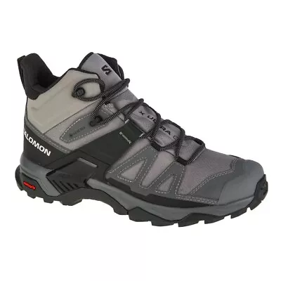 Shoes Trekking Men Salomon X Ultra 4 Mid Gtx 474542 Grey • £289