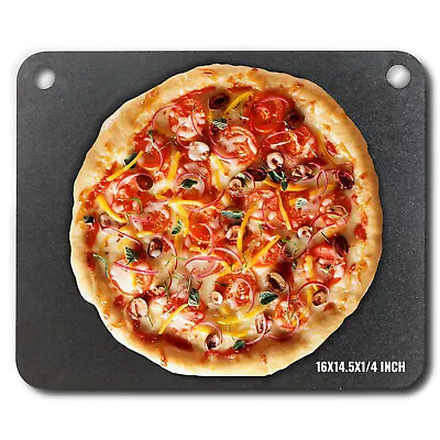 VEVOR Pizza Steel 16 X14.5 X1/4  Pre-Seasoned Carbon Steel Pizza Baking Stone • £32.39