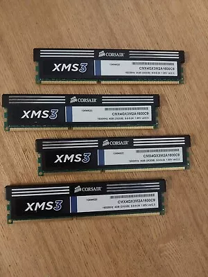 Corsair XMS3 8GB (4x 2GB) 1600Mhz DDR3 RAM • £14