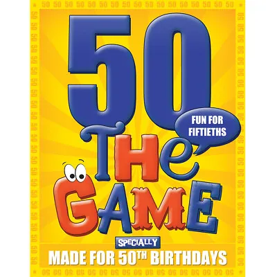 Entertaining Age 50 Gift. 50th BIRTHDAY GAME - 50 Birthday Present For Men Women • £7.99