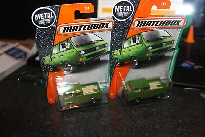 2017 Matchbox-Green Volkswagen Transporter Cab-Lot Of 2-With Tools&Without Tools • $5.50