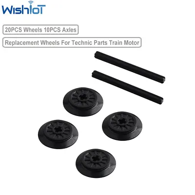  Technic Parts Train Motor Wheels And Alxe Replacement Wheels Set 30PCS - 5pack • $13.66