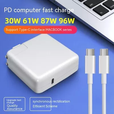 5A 96W Fast Charging Laptop Adapter Computer 61W USB-C Power Charger MacBook Pro • $24.99