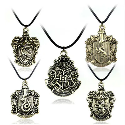 $5.95 • Buy Harry Potter Hogwarts Houses Gryffindor Ravenclaw Hufflepuff Slytherin Necklace