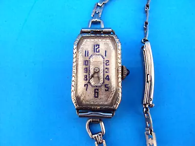 Vintage Art Deco Swiss Made Transit Ladies Watch--j.b. Champion Band--repair • $7