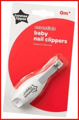 £4.01 • Buy Tommee Tippee Essentials Baby Nail Clippers Rounded Edges And Moulded Handle