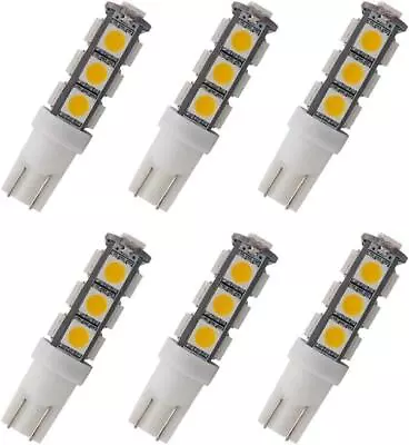 T10 921 194 13-5050 Smd Wedge LED Bulb Lamp Super Bright Warm White Dc 12v Pack • $20.47