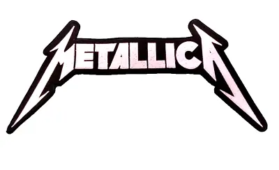 METALLICA Patch Back White/Black  Embroidered Iron/Sew On Metal Slayer Testament • $15