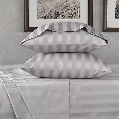 800 Thread Count Egyptian Cotton Damask Striped King Size Sheets Set (4 Pc) -... • $162.95