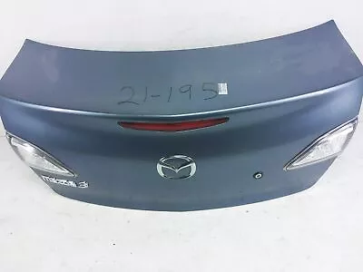 10 11 12 13 Mazda 3 Sedan Trunk Lid Rear Deck - Gunmetal Blue • $669.50