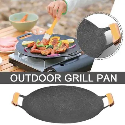 BBQ Grill Plate For Gas Stove Induction Stove Korean BBQ Grill Pan Le Prof • $22.88