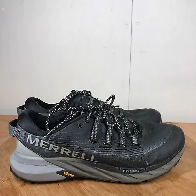Merrell Shoes Mens 12 Agility Peak 4 Trail Running Sneakers Black Hiking • $59.97