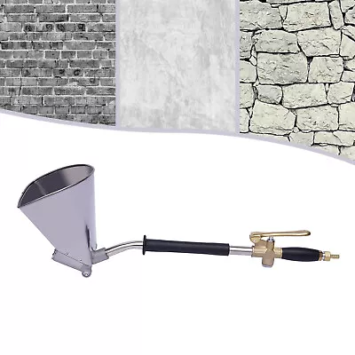 Stucco Sprayer Cement Plaster For Wall Mortar Spray 4 Jets Hopper Gun Paint Tool • $47.50