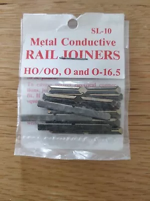 SL-10 FOR HORNBY PECO TRAIN TRACK OO GAUGE Rail Joiners • £0.99