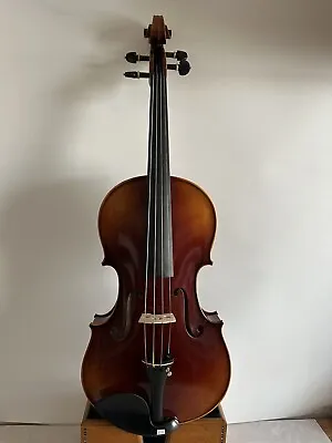 Master Viola 16  Solind Flamed Maple Back Spruce Top Hand Made Nice Sound K3758 • $199