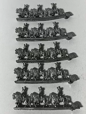 Set Of 5 Miniature Metal Soldiers On Horseback/Cavalry #30 • $9.95