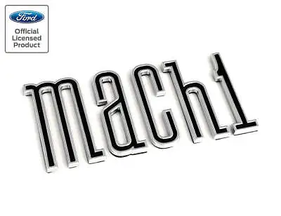 2003-2004 Ford Mustang Mach 1 Rear Deck Trunk Emblem Letters Chrome & Black • $29.95