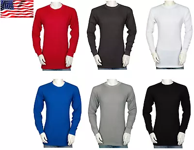 Styllion Mens THERMAL Shirts Crew - Regular Fit - Heavy Weight ( S To 5XL) TCRLS • $15.99