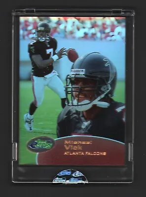 Michael Vick Falcons 2001 ETopps Encased Rookie Card Rc # 140 • $9.95