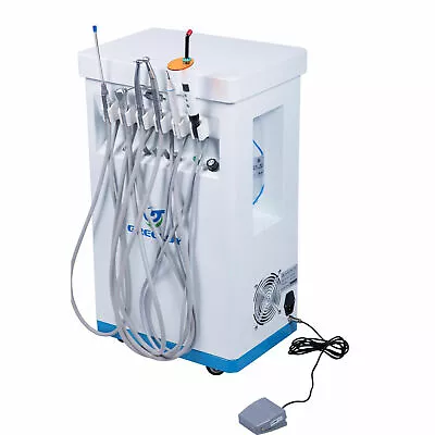 Greeloy GU-P209 Dental Mobile Cart Unit W/ Air Compressor Curing Light Scaler 4H • $1399.15