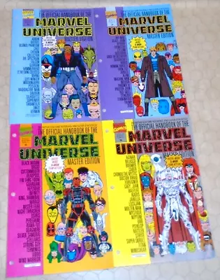 The Official Handbook Of The Marvel Universe Master Edition Lot 23 24 25 26 • $30