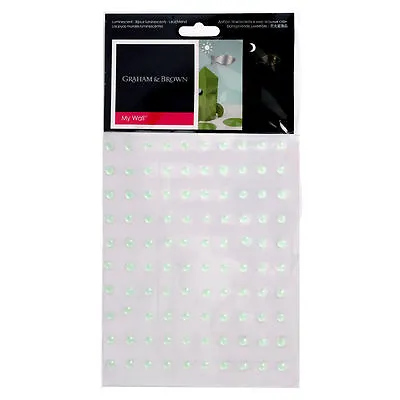 Glow In The Dark Luminescent Adhesive Jewels Gems - 100 In Packet • £2.50