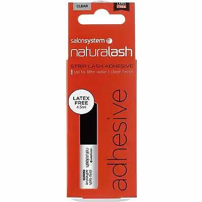Salon System - NaturaLASH - Strip Lash Adhesive - LATEX FREE (Clear) 4.5ml • £3.95