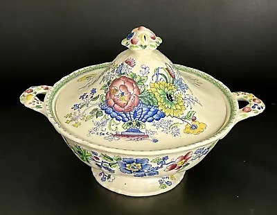 Vintage Mason’s Strathmore Blue Lidded Tureen England Few Available • $57.64