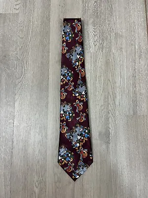 Christmas Mickey Mouse Donald Duck Goofy Neck Tie Disney Mickey Unlimited • $14.99