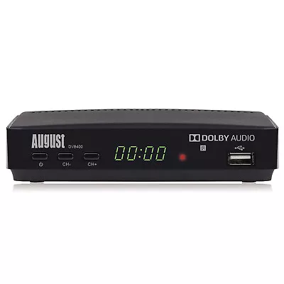 £26.95 • Buy Freeview HD Set Top Box 1080p HDMI PVR USB Record Pause Rewind - August DVB400