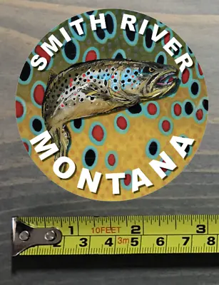 $3.99 • Buy Smith River Sticker Montana Fly Fishing Decal Trout Abel Ross Reels Hatch