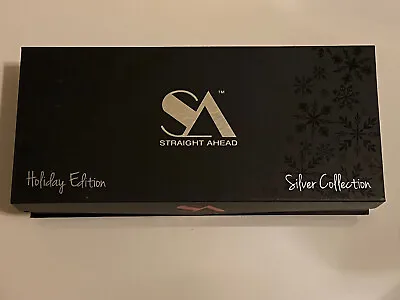 Straight Ahead Silver Collection Professional Ceramic Flat Iron Holiday Edition • $54.95