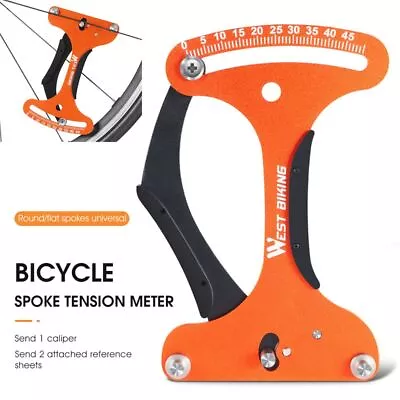 Repair Tool Bicycle Wheel Checker Bike Spoke Tension Meter Spokes Tensiometer • $18.77