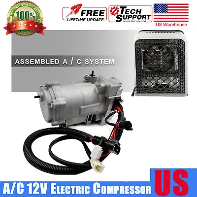 $342.04 • Buy 12V Air Conditioner Air Conditioning Electric Compressor For A/C Car Truck 960W