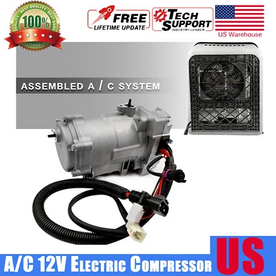 $342.04 • Buy 12V Air Conditioner Air Conditioning Electric Compressor For A/C Car Truck 960W