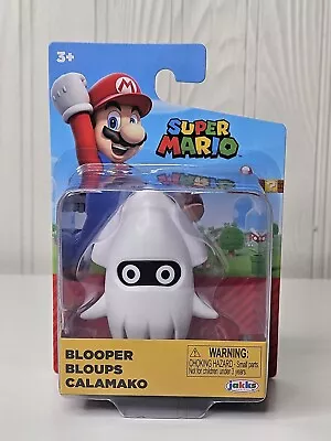Nintendo Super Mario Blooper 2.5  Action Figure Jakks Pacific Squid Toy • $9.99