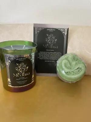 Fragrant Jewels ~Rare~ Medusa Candle & Bath Bomb NWT Sz 6 Intact Set • $40