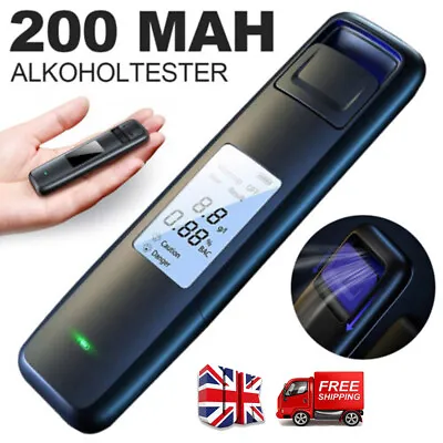£16.91 • Buy Pro Digital LCD Police Breathalyzer Breath Test Alcohol Tester Analyzer Detector